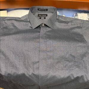 Paul Fredrick Men's Dark Gray Dress Shirt